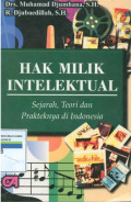 HAK MILIK INTELEKTUAL : Sejarah, teori dan prakteknya di Indonesia
