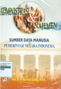 Administrasi dan manajemen : Sumber daya manusia pemerintah indonesia