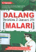 Dalang peristiwa 15 Januari 1974 : malari