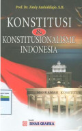 Konstitusi dan konstitusionalisme indonesia