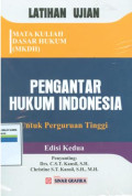 Latihan ujian pengatar hukum indonesia: untuk perguruan tinggi edisi kedua