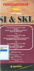 Permendiknas 2006 tentang SI dan SKL