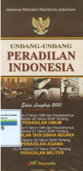 Himpunan peraturan perundang-undangan:Undang-undang peradilan indonesia