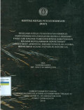 KKP PIM IV: Rencana kerja peningkatan kinerja penyusunan kelengkapan berkas pensiun pada sub bagian pemberhentian dan pensiun bagian kepegawaian sekretariat direktorat jendral badan peradilan agama mahkamah agung republik indonesia