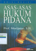 Asas-asas hukum pidana: Edisi revisi