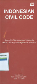 Indonesian civil code:kitab undang undang hukum perdata