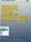 Sosioligi, hukum dan sosiologi hukum