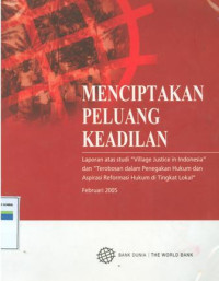 Menciptakan peluang keadilan