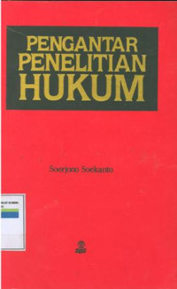 PENGANTAR PENELITIAN HUKUM