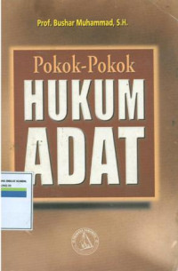 Pokok-pokok Hukum Adat