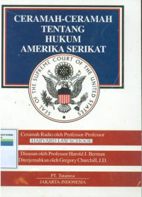 Ceramah-ceramah tentang hukum Amerika Serikat