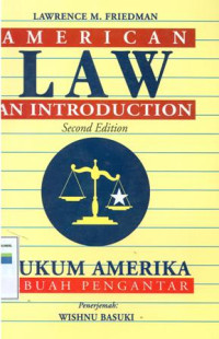 American law an introduction:hukum amerika sebuah pengantar second edition