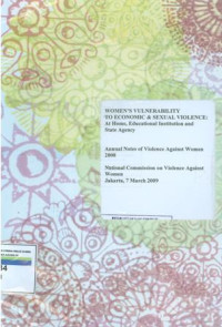 Women's vulnerability to economic dan sexual violence:at home educational institution and state agency