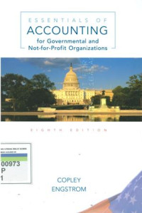 Essential of accounting for governmental and not-for-profit organizations : 8th edition