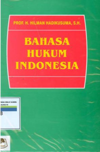 Bahasa hukum indonesia  tahun 2005