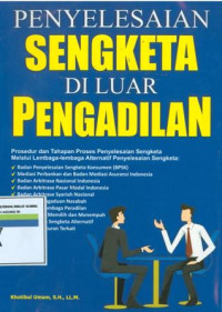 Penyelesaian sengketa di luar pengadilan