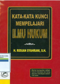 Kata-kata kunci mempelajari ilmu hukum