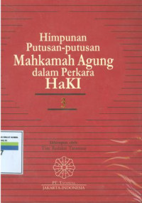 Himpunan putusan-putusan Mahkamah Agung dalam perkara haki:3