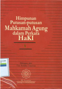 Himpunan putusan-putusan Mahkamah Agung dalam perkara haki:4