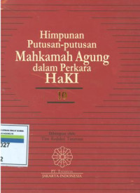 Himpunan putusan-putusan Mahkamah Agung dalam perkara haki:10