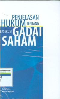 Penjelasan hukum tentang eksekusi gadai saham