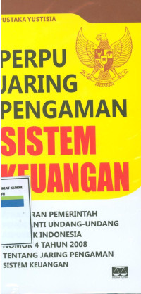 Perpu jaring pengaman sistem keuangan