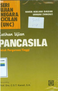 Latihan ujian negara:MKDU pancasila