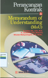 Perancangan kontrak dan memorandum of understanding(MOU)