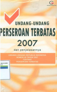 Undang-undang perseroan terbatas 2007