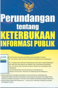 Perundangan tentang keterbukaan informasi publik