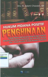 Hukum pidana positif penghinaan