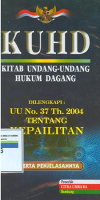 KUHD;kitab undang-undang hukum dagang