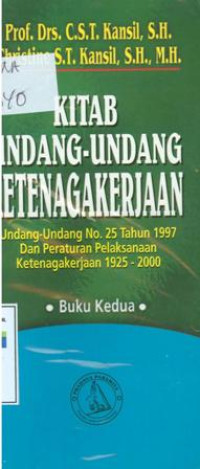 Kitab undang-undang ketenagakerjaan