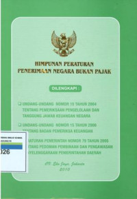 Himpunan peraturan penerimaan negara bukan pajak