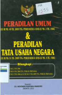 Peradilan umum dan peradilan tata usaha negara