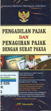 Pengadilan pajak dan penagihan pajak