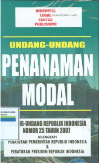 Undang-undang penanaman modal