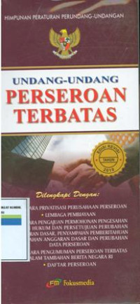 Himpunan peraturan perundang-undangan:Undang-undang perseroan terbatas