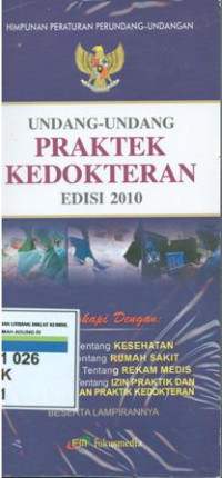 UU Praktek kedokteran