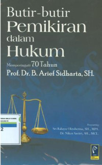 Butir-butir Pemikiran dalam hukum