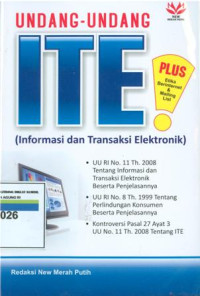 Undang-undang ITE (Informasi dan transaksi elektronik)