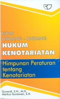 Kitab undang-undang hukum kenotarisan