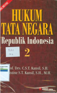 Hukum Tata Negara Republik Indonesia