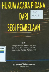 Hukum acara pidana dari segi pembelaan