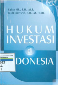 Hukum investasi di Indonesia