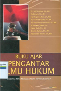 Buku agar pengantar ilmu hukum