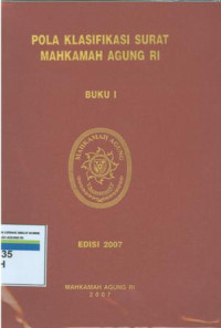 Pola klasifikasi surat Mahkamah Agung RI