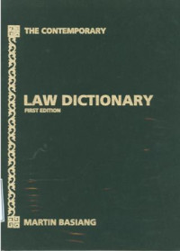 The contemporary law dictionary (kamus hukum kontemporer)