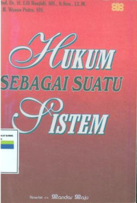 Hukum sebagai suatu  sistem