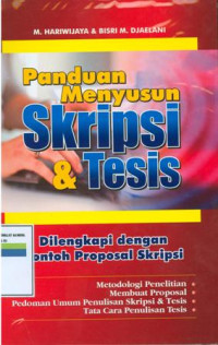 Panduan menyusun skripsi dan tesis